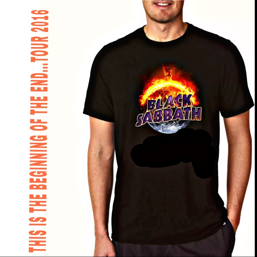 Black Sabbath The End Tour 2016 T-shirt